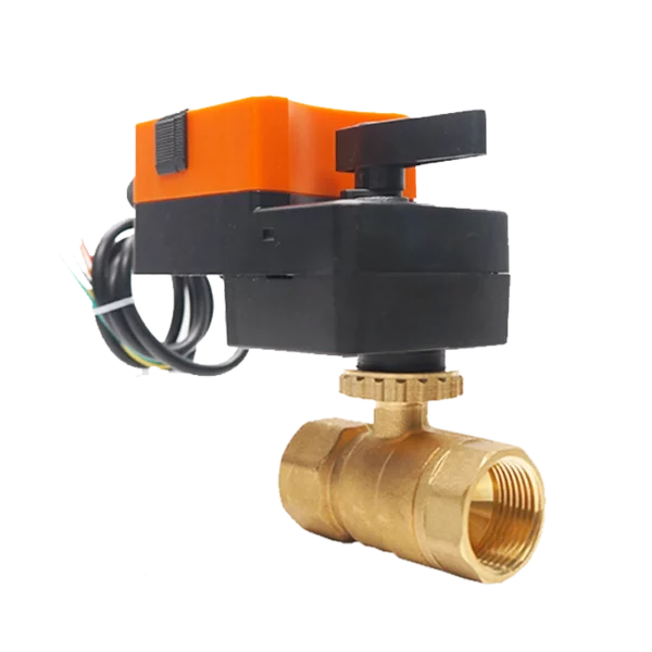 Изображение WVA4-304 - Моторизованный 3-ходовой шаровой кран Winvall для отвода воды